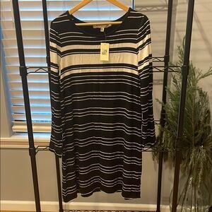 Black & White Striped Dress